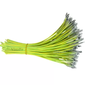 Cáp Điện Bấm Cose 1 Đầu FDD6.3mm Dài 250mm Màu Vàng Xanh Lõi 1.5mm
